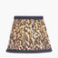 Ornella 16cm Blue Floral Design Mushroom Pleat Tall Tapered Lampshade