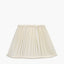 Malia 30cm Cream Mushroom Pleat Scalloped Tapered Lampshade