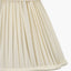 Malia 30cm Cream Mushroom Pleat Scalloped Tapered Lampshade