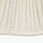 Malia 30cm Cream Mushroom Pleat Scalloped Tapered Lampshade