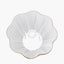 Malia 30cm Olive Green Mushroom Pleat Scalloped Tapered Lampshade