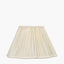 Malia 35cm Cream Mushroom Pleat Scalloped Tapered Lampshade
