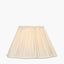 Malia 35cm Cream Mushroom Pleat Scalloped Tapered Lampshade
