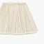 Malia 35cm Cream Mushroom Pleat Scalloped Tapered Lampshade