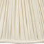 Malia 35cm Cream Mushroom Pleat Scalloped Tapered Lampshade