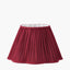 Malia 35cm Mulberry Red Mushroom Pleat Scalloped Tapered Lampshade