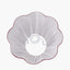 Malia 35cm Mulberry Red Mushroom Pleat Scalloped Tapered Lampshade