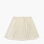 Malia 40cm Cream Mushroom Pleat Scalloped Tapered Lampshade