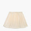 Malia 40cm Cream Mushroom Pleat Scalloped Tapered Lampshade