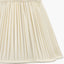 Malia 40cm Cream Mushroom Pleat Scalloped Tapered Lampshade