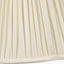 Malia 40cm Cream Mushroom Pleat Scalloped Tapered Lampshade