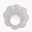 Malia 40cm Mulberry Red Mushroom Pleat Scalloped Tapered Lampshade