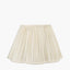 Malia 45cm Cream Mushroom Pleat Scalloped Tapered Lampshade