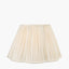 Malia 45cm Cream Mushroom Pleat Scalloped Tapered Lampshade