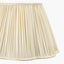 Malia 45cm Cream Mushroom Pleat Scalloped Tapered Lampshade