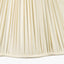 Malia 45cm Cream Mushroom Pleat Scalloped Tapered Lampshade