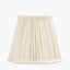 Malia 18cm Cream Mushroom Pleat Scalloped Tapered Lampshade