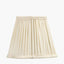 Malia 18cm Cream Mushroom Pleat Scalloped Tapered Lampshade