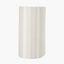 Mia 25cm Cream Oval Silk Mix Lampshade