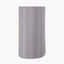Mia 25cm Steel Grey Oval Silk Mix Lampshade