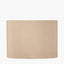 Mia 25cm Taupe Oval Silk Mix Lampshade