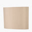 Mia 25cm Taupe Oval Silk Mix Lampshade