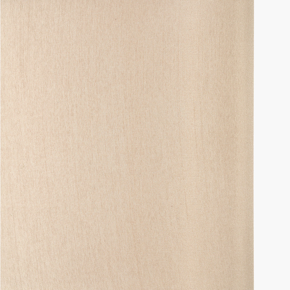 Mia 25cm Taupe Oval Silk Mix Lampshade
