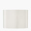 Mia 30cm Cream Oval Silk Mix Lampshade