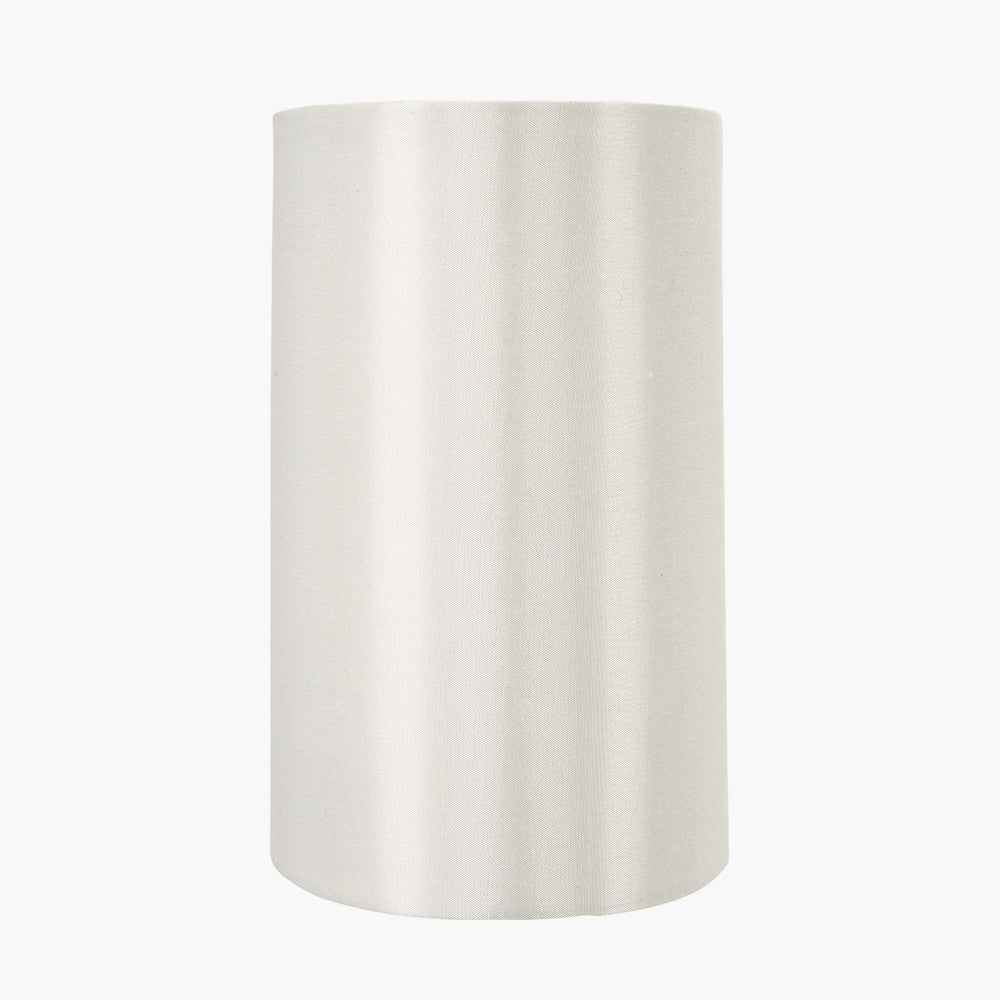 Mia 30cm Cream Oval Silk Mix Lampshade