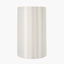 Mia 30cm Cream Oval Silk Mix Lampshade