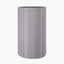 Mia 30cm Steel Grey Oval Silk Mix Lampshade