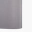 Mia 35cm Steel Grey Oval Silk Mix Lampshade