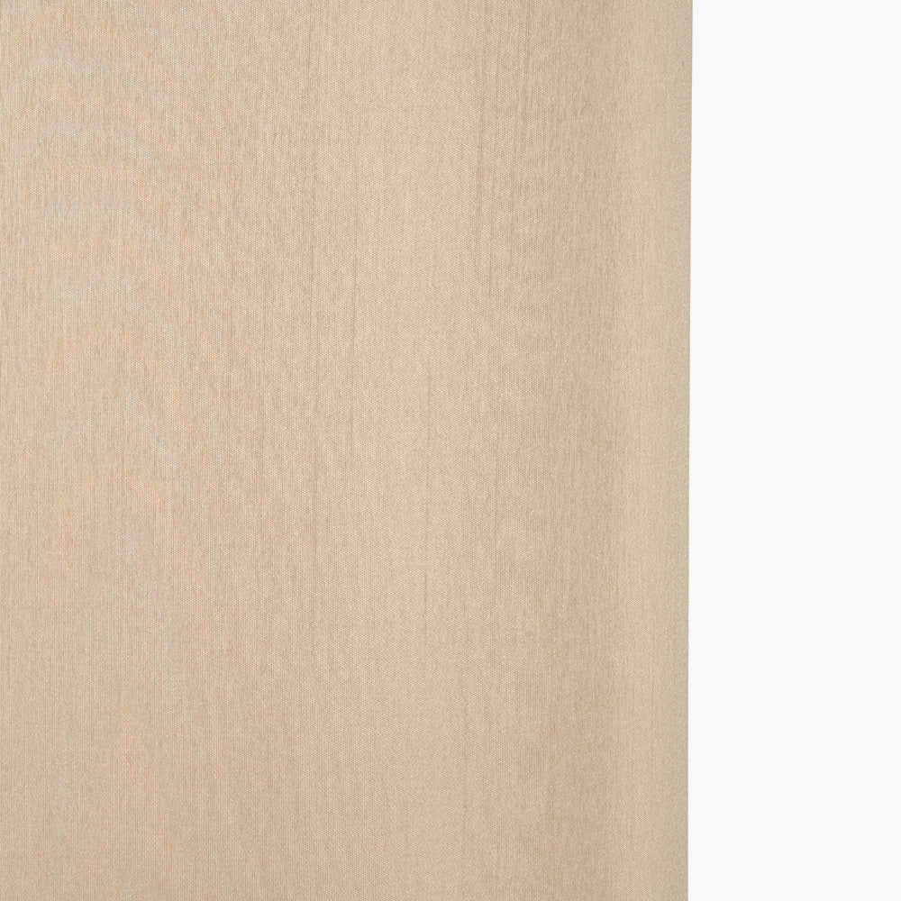 Mia 35cm Taupe Oval Silk Mix Lampshade