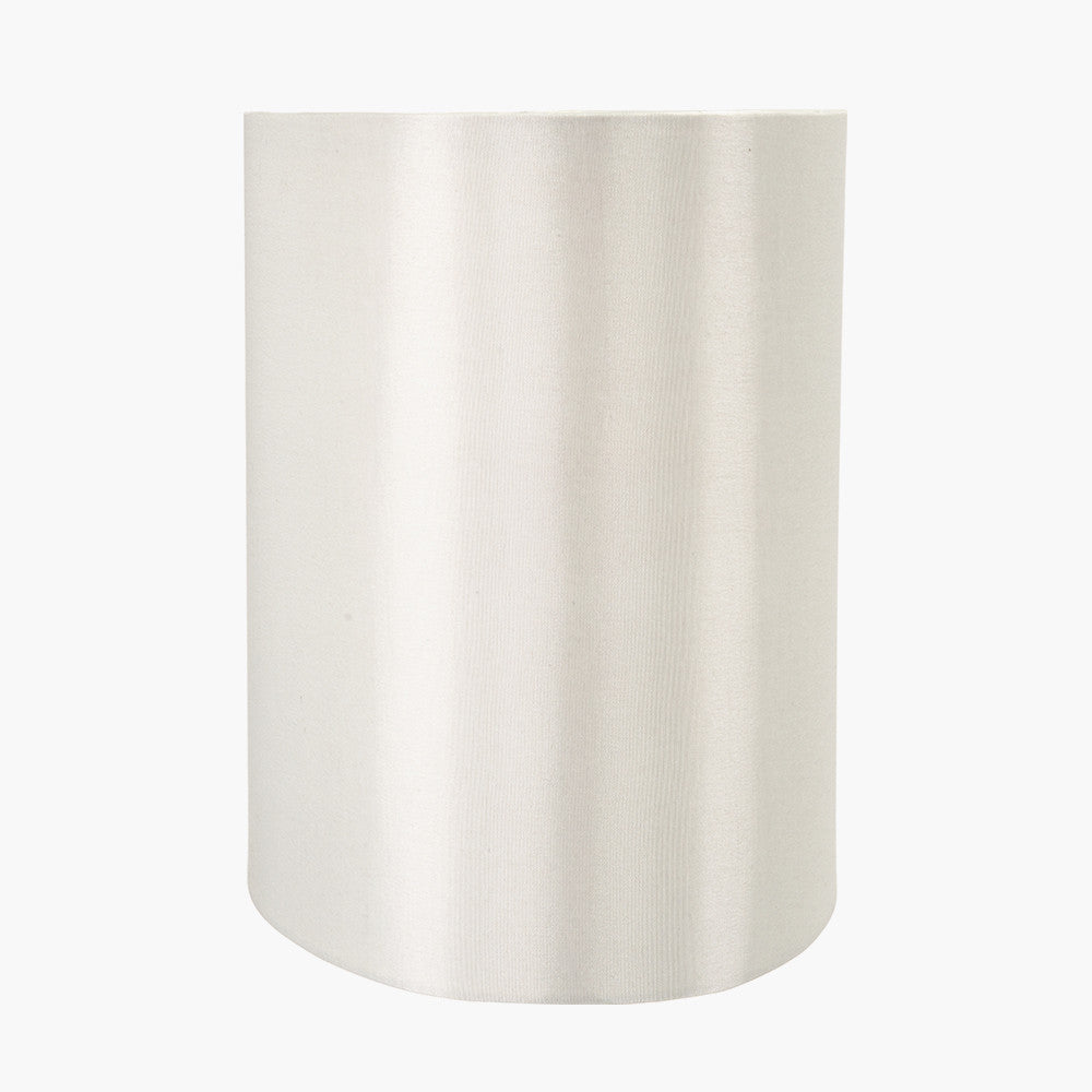 Mia 40cm Cream Oval Silk Mix Lampshade