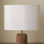 Mia 40cm Cream Oval Silk Mix Lampshade