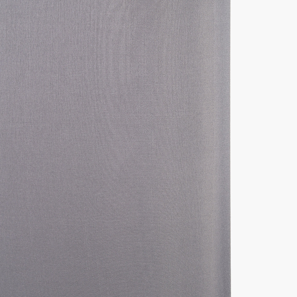 Mia 40cm Steel Grey Oval Silk Mix Lampshade