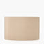 Mia 40cm Taupe Oval Silk Mix Lampshade