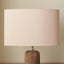 Mia 40cm Taupe Oval Silk Mix Lampshade