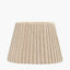 Isla 25cm Jute Striped Natural & Olive Tapered Lampshade