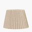 Isla 25cm Jute Striped Natural & Olive Tapered Lampshade