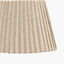 Isla 25cm Jute Striped Natural & Olive Tapered Lampshade