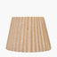 Isla 25cm Jute Striped Natural & Yellow Tapered Lampshade