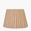Isla 25cm Jute Striped Natural & Yellow Tapered Lampshade