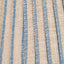 Isla 30cm Jute Striped Natural & Blue Tapered Lampshade