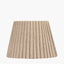 Isla 30cm Jute Striped Natural & Olive Tapered Lampshade