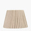 Isla 30cm Jute Striped Natural & Olive Tapered Lampshade