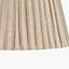 Isla 30cm Jute Striped Natural & Olive Tapered Lampshade