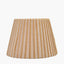 Isla 30cm Jute Striped Natural & Yellow Tapered Lampshade