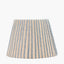Isla 35cm Jute Striped Natural & Blue Tapered Lampshade