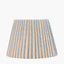 Isla 35cm Jute Striped Natural & Blue Tapered Lampshade